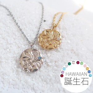 Gold Chain Necklace Flower Pendant Jewelry Ladies'