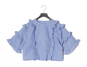 Button Shirt/Blouse Frilled Blouse 2024 NEW