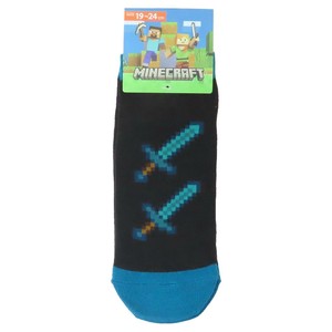 【靴下】Minecraft スニーカー靴下 ターコイズ