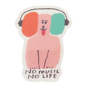 【ステッカー】波田 佳子 ステッカー クリエイターズサーカス No Music No Life