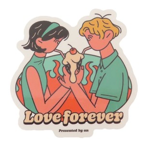【ステッカー】an ステッカー クリエイターズサーカス Love forever
