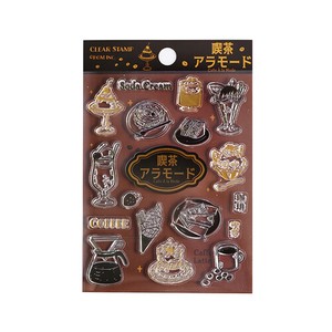 BGM Daily Necessity Item Clear Stamp Coffee Shop
