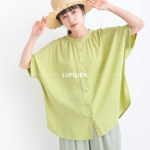 Button Shirt/Blouse Dolman Sleeve Nylon Rayon