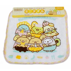 Mini Towel Sumikkogurashi Character 3-pcs pack