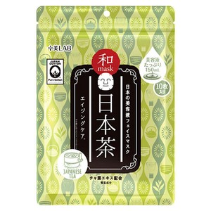 十美LAB 和フェイスマスクT 日本茶 (10枚入)
