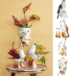 Flower Vase Bird Ceramic