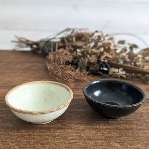 ビスケット小鉢　バニラホワイト/ビターチョコ　2色（美濃焼・日本製・陶磁器)