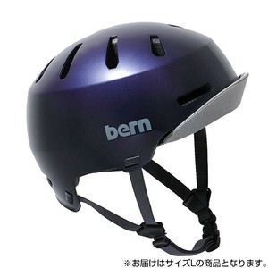 bern バーン ヘルメット MACON VISOR2.0 SATIN DEEP PURPLE L BE-BM28H20SDP-04
