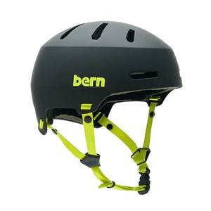 bern バーン MACON2.0 ヘルメット Lサイズ Matte Black/Lime BE-BM29H22BLM-04