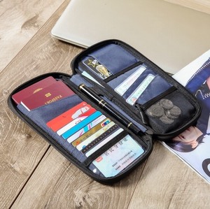 クラッチバッグ 多機能 パスポートカードケース RFID防犯 証明書収納バッグ 男女兼用   BQ3408