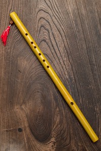ベトナムの竹笛 - 房付きロング 45cm