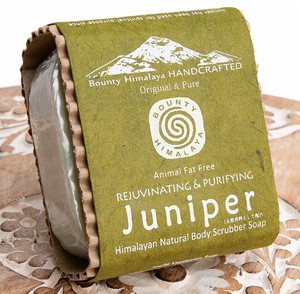 バウンティ　ヒマラヤ　ナチュラル　ボディ　ソープ - Juniper Himalayan Natural Body Scrubber Soap【手