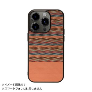 MagSafe対応天然木ケース for iPhone 15 Pro Browny Check I25522i15PR