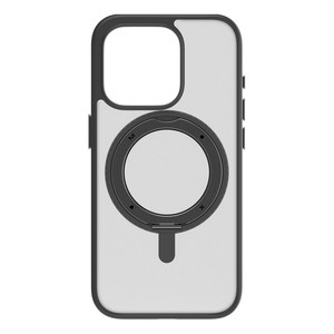 ROLLER MagSafe対応360度リングスタンドケース for iPhone 15 Pro ブラック