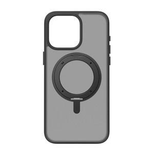 ROLLER MagSafe対応360度リングスタンドケース for iPhone 15 Pro Max ブラック
