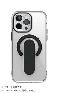 Mag Grip レンズガード一体型クリアケース for iPhone 15 Pro ブラック