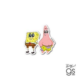 スポンジ・ボブ ダイカットミニステッカー ボブ&パトリック02 キャラクター アメリカ SpongeBob SPO047
