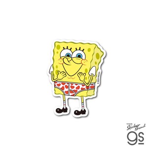 スポンジ・ボブ ダイカットミニステッカー パンツ キャラクター アメリカ アニメ SpongeBob SPO050