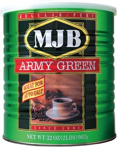 MJB　アーミーグリーン　32OZ缶（粉）