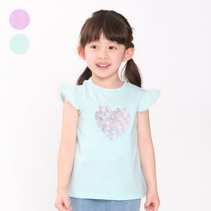 Kids' Short Sleeve T-shirt Chiffon Tulle Rainbow A-Line