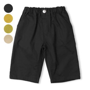 Kids' Short Pant Plain Color Stretch M Thin Simple 6/10 length