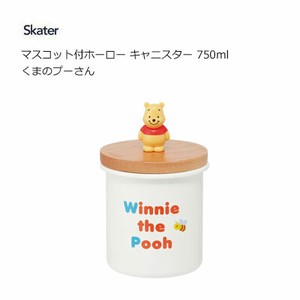 Enamel Storage Jar/Bag Mascot Skater M Pooh