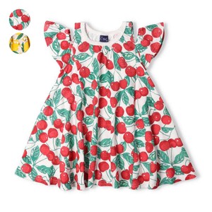 Kids' Casual Dress Off-The-Shoulder One-piece Dress Cut-and-sew