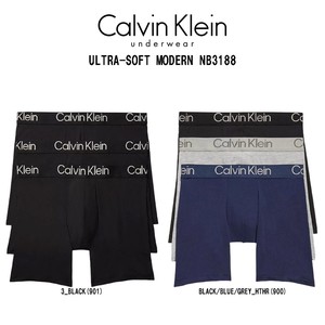 Calvin Klein(カルバンクライン)ck ボクサーブリーフ 前閉じ 3枚セット 下着 メンズ 男性用 NB3188