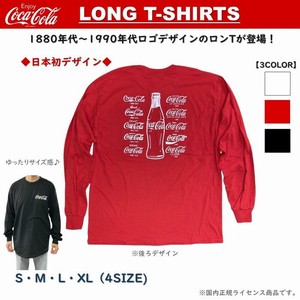 コカ・コーラ Coca Cola【 ロングスリーブTシャツ / 年代ロゴ 】全3色 長袖シャツ ロンT LT27