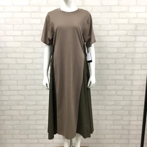 Casual Dress Pocket L One-piece Dress Switching