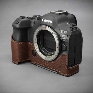カメラケース LIM'S Canon EOS R6 Mark II 専用 イタリアンレザー ケース Brown Lims CN-EOSR62BR キヤノン