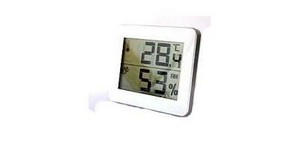 デジタル温湿度計　DO01　WH・ホワイト