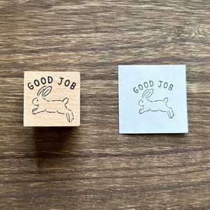 Stamp Wood Stamp Rabbit Good