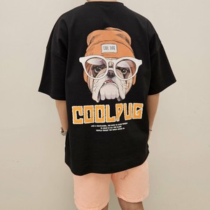 【2024春夏新作】COOLPUGバックプリントオーバーサイズTシャツ