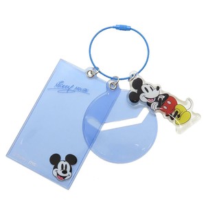 【カードケース】ミッキーマウス チェキ収納＆バッジホルダー BLUE
