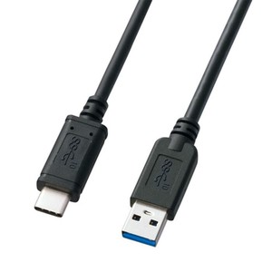 USB3.1 Gen2 Type C-Aケーブル(ブラック・0.5m) KU31-CA05