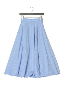 Skirt Long Skirt Stripe Balloon 2024 NEW