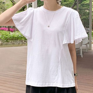 T-shirt Plain Color T-Shirt Tops Cotton