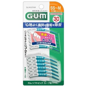 サンスター 【予約販売】〈G･U･m〉ガム・ソフトピック カーブ型 30本 SS〜M
