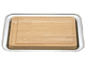三宝産業 UK 木製カッティングボード(18-8角盆付)  AH3603