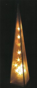 【ハロウィン】LED ホログラムシャイニーツリー60cm(ゴールド) WG-7367GO