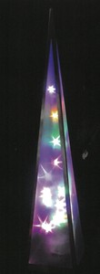 【ハロウィン】LED ホログラムシャイニーツリー60cm(マルチ)　WG-7367MU