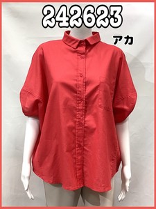 Button Shirt/Blouse Dolman Sleeve Cotton Linen Tops Ladies' 2024 NEW
