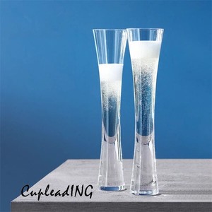 ＜人気商品＞INSスタイル グラス シャンパンカップ 発泡酒 ハイフット バブルグラス 1個