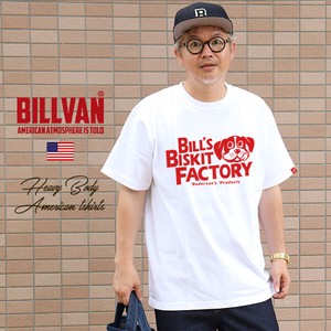 BILLVAN ビルバン BISKIT FACTORY アメリカン ヘビーTシャツ