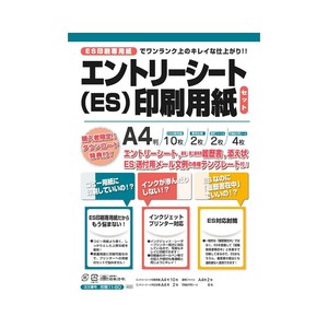 労務 11-80/エントリーシート(ES)印刷用紙セット
