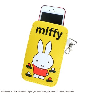 ☆【ナース雑貨】【携帯ケース】【miffyミッフィー 】ソフトペンケース イエロー