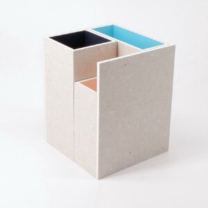 【MORITA】紙箱収納ミニマムスペース（BOX-1） グレー  【文具・収納箱】