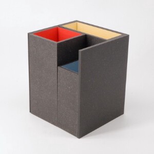 【MORITA】紙箱収納ミニマムスペース（BOX-1） ブラック  【文具・収納箱】