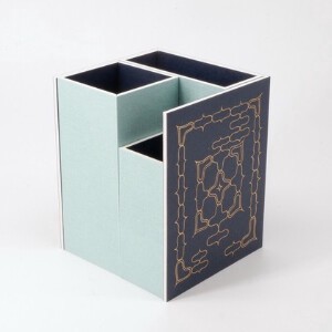 【MORITA】紙箱収納ミニマムスペース（BOX-1アイヌデザインシリーズ） アイウシ 【文具・収納箱】